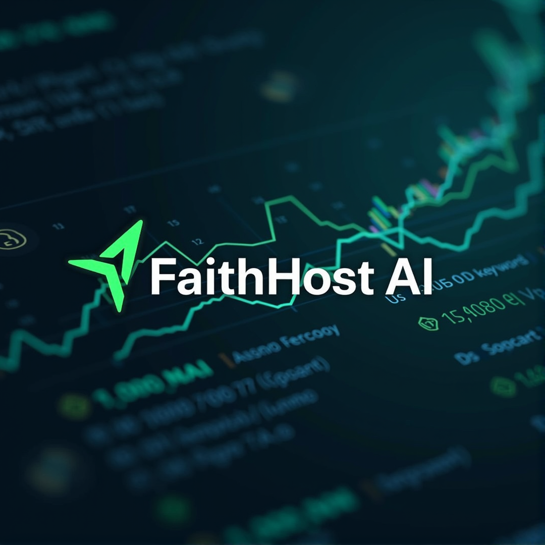 Digital dashboard showcasing SEO analytics, ranking graphs, and keyword data in a futuristic environment representing search engine optimization.
